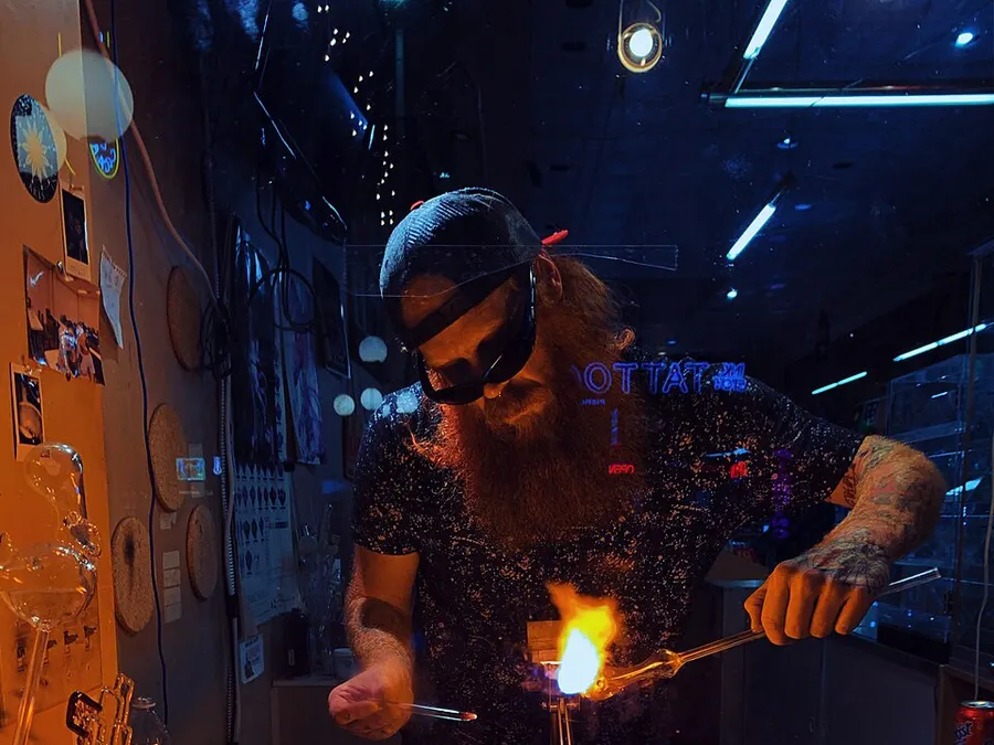 Hand-Blown Glass — glassblowing glassblower