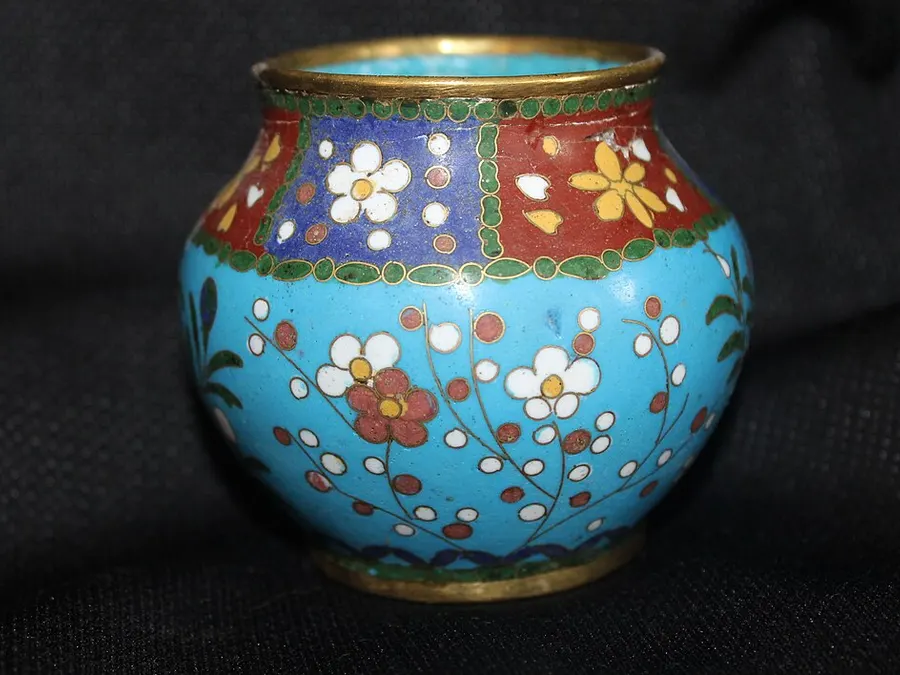 Cloisonné Enamelware — cloisonné enamel vase