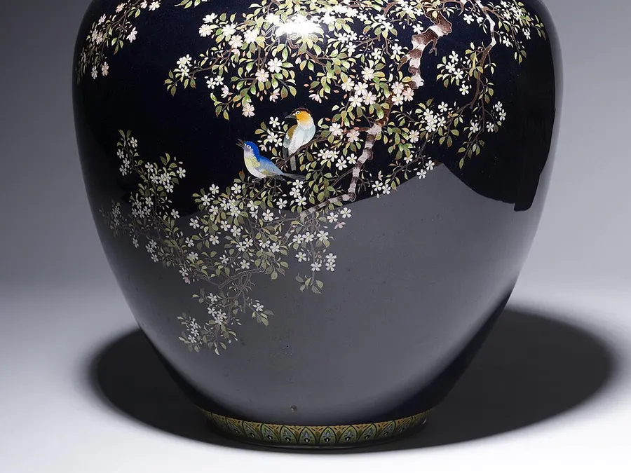 Cloisonné Enamelware — cloisonné enamel vase