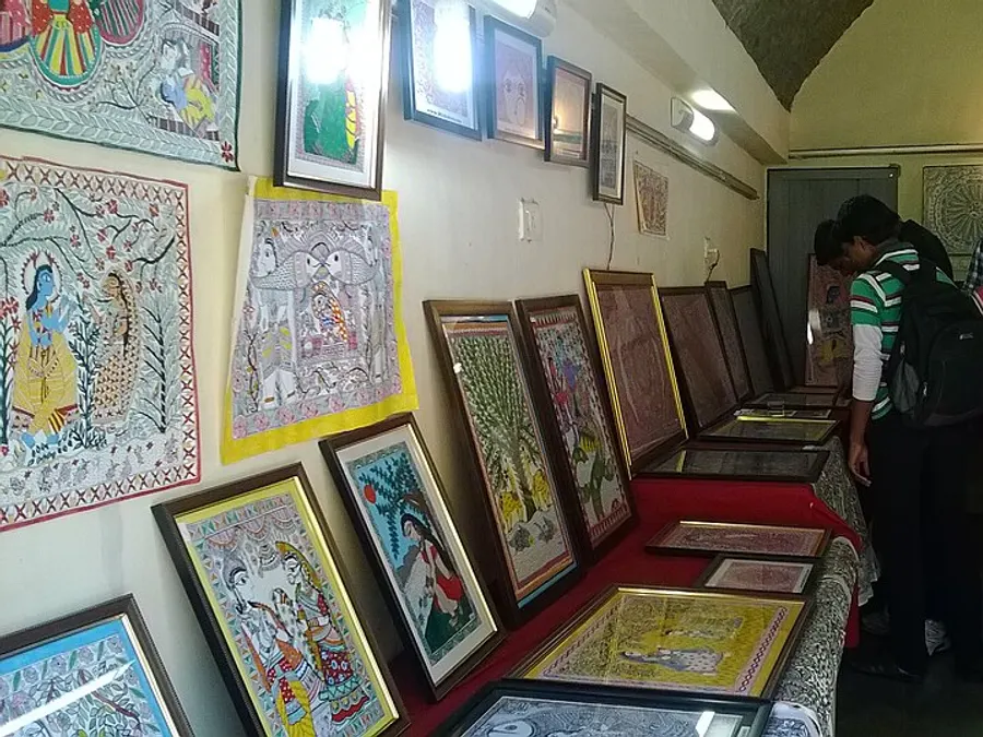 Madhubani Painted Craft — Madhubani painting