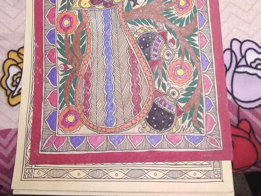 Madhubani Painted Craft — Madhubani painting