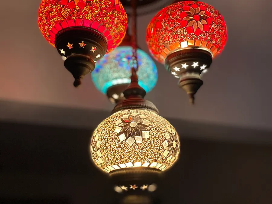 Mosaic Glass Lamps — Turkish mosaic lamp