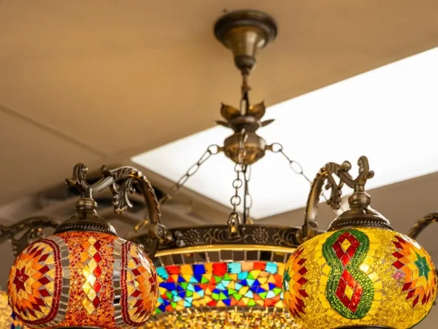 Mosaic Glass Lamps — Turkish mosaic lamp