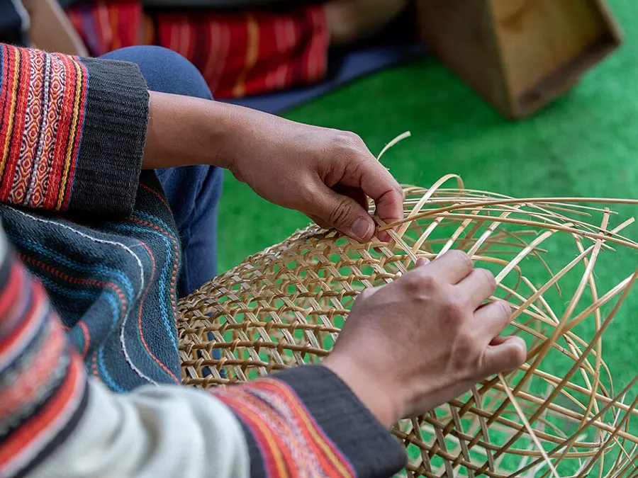 Rattan & Bamboo — rattan basket weaving