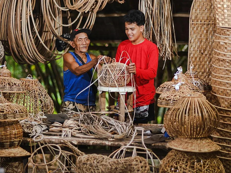 Rattan & Bamboo — rattan basket weaving
