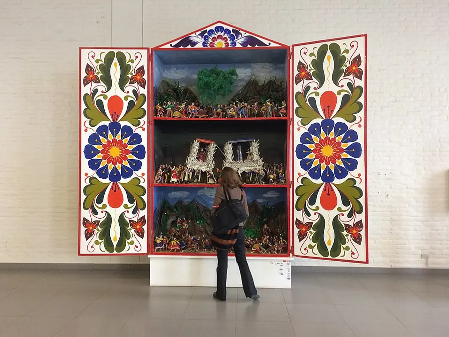 Retablo Painted Altars — retablo Ayacucho Peru