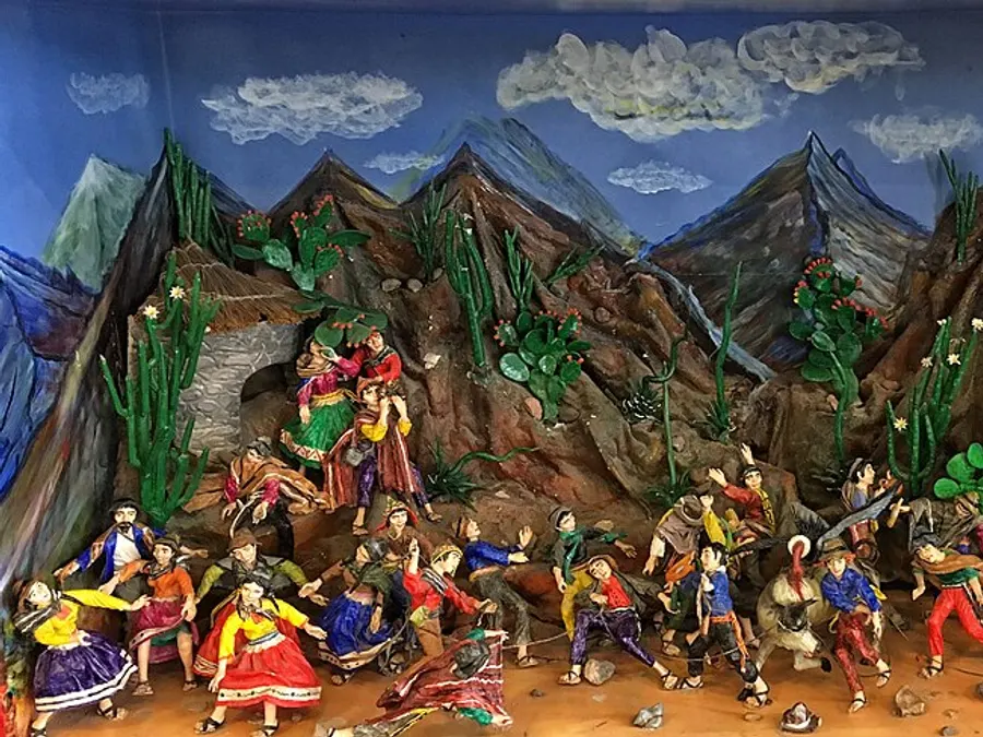 Retablo Painted Altars — retablo Ayacucho Peru