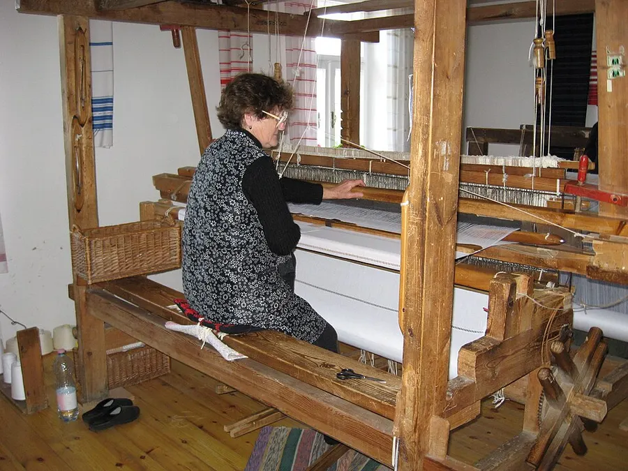 Handloom & Handwoven Textiles — handloom weaving loom