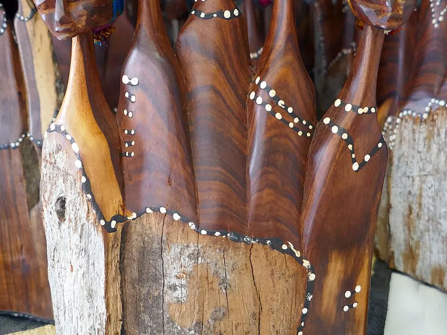 African Wood Sculpture — African wood sculpture carving